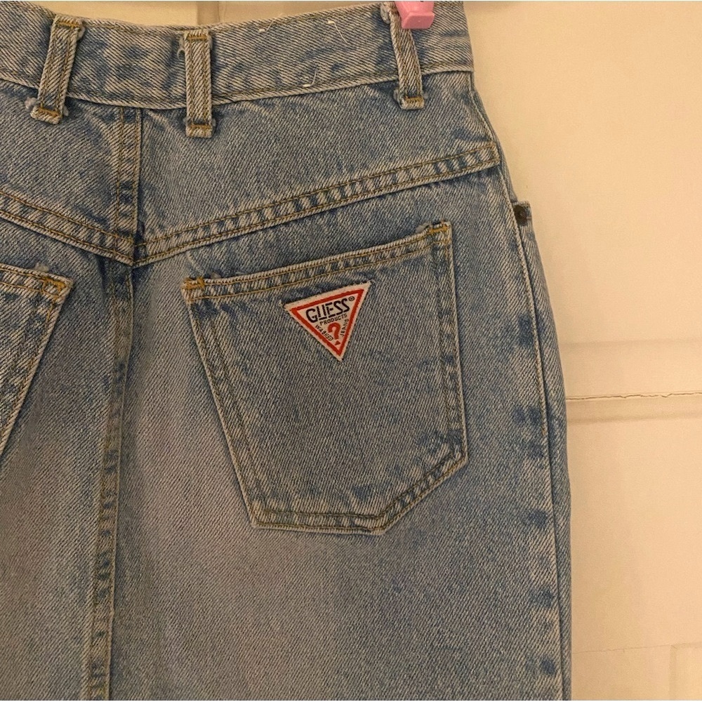 Vintage Guess Denim Mini Skirt